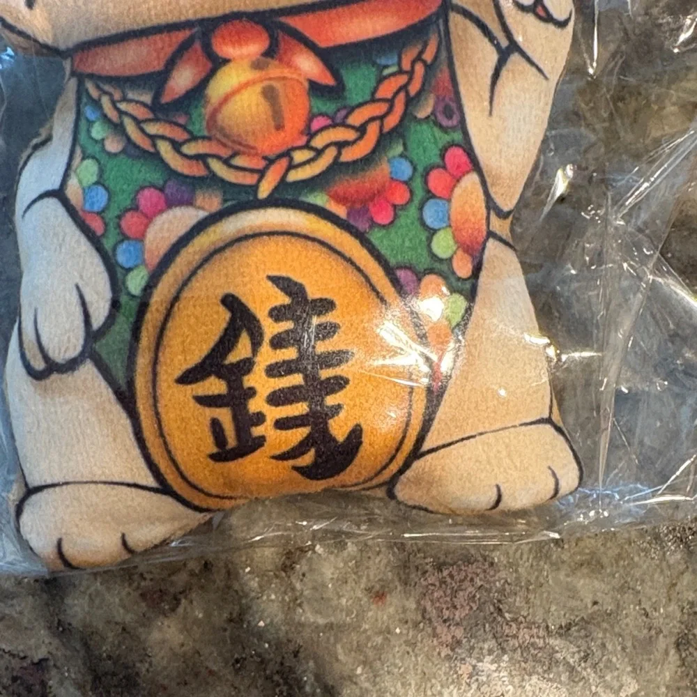 Charming Cat Plush Toy with Glasses